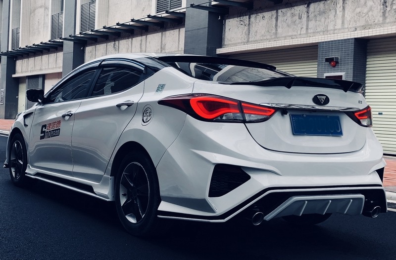 现代朗动改装大包围abs大包围朗动syb大包围前杠后杠侧裙尾翼排气