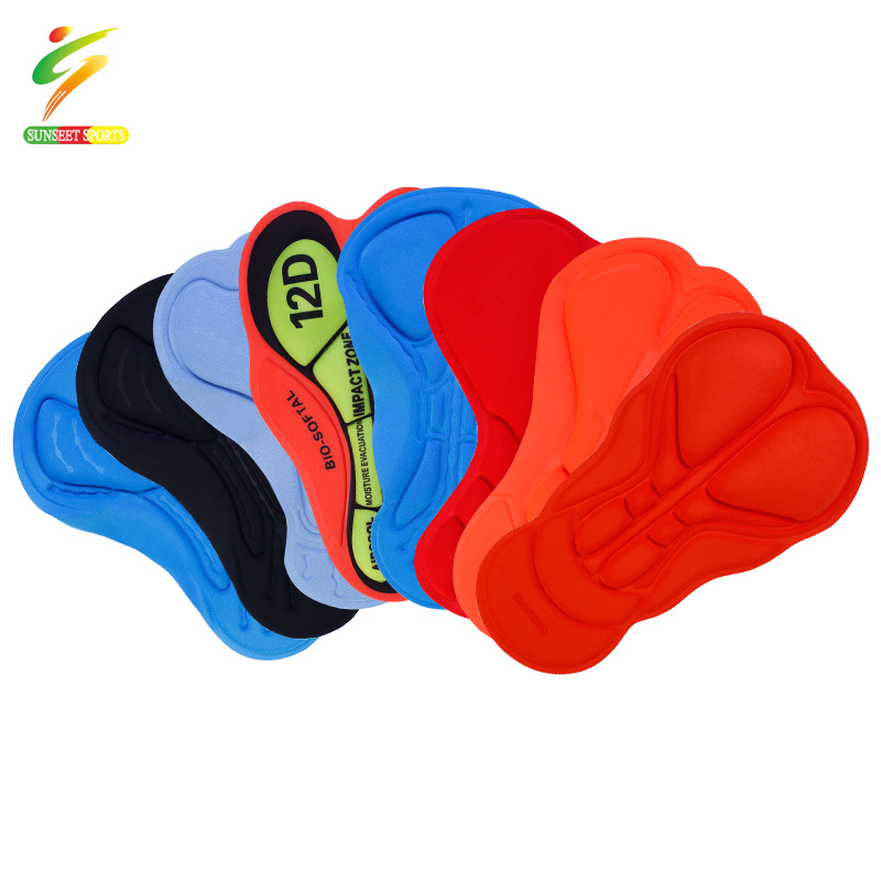 厂家批发骑行护垫 单车山地车骑行内裤硅胶海绵坐垫 铁人三项裤垫