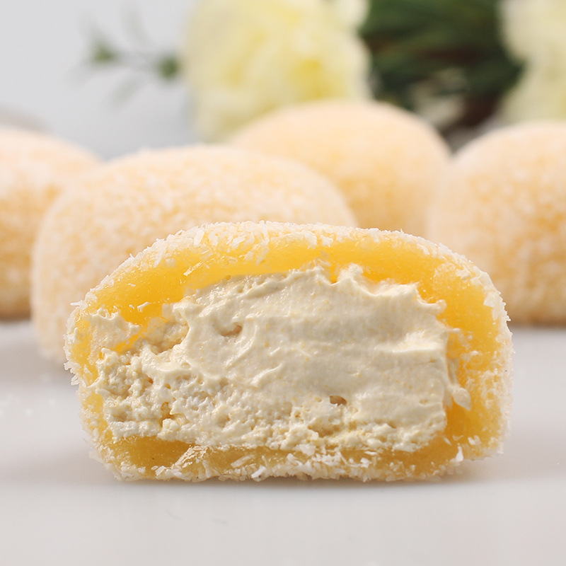 日式甜品 糯米糍 糕点甜品 雪媚娘 洋风原味 椰蓉大福 25克*20个