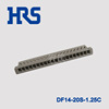 HRS连接器DF14-20S-1.25C 广濑1.25mm20PIN胶壳现货苏州园区