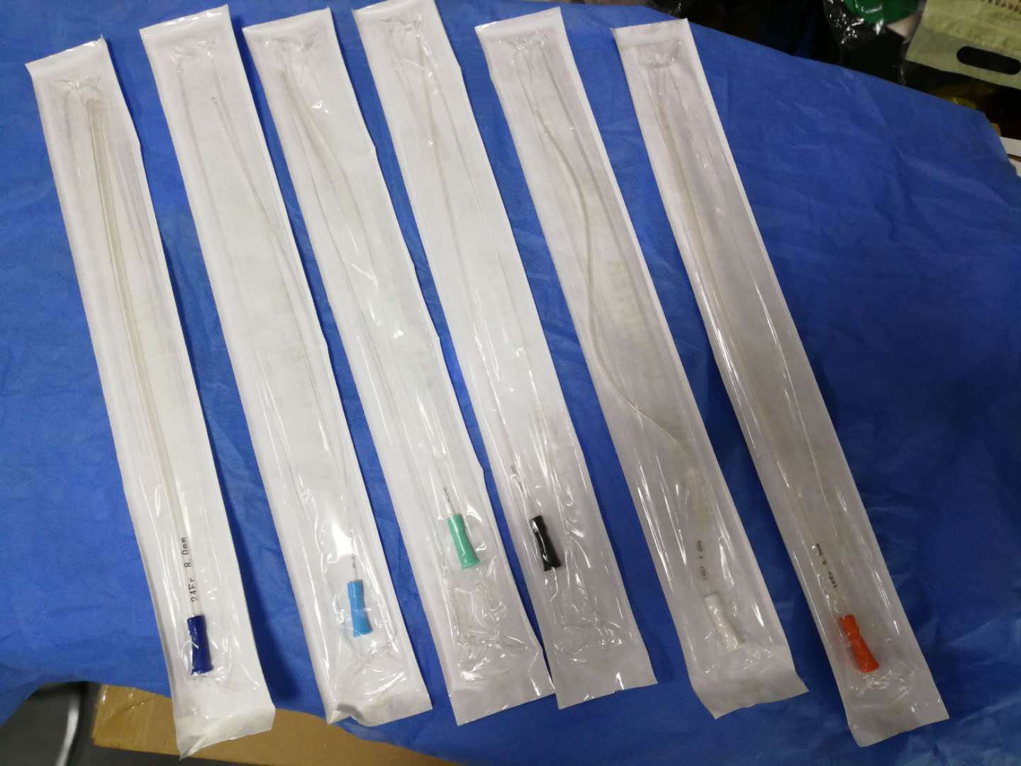 外贸出口 单腔 一次性导 尿管 pvc导尿管 6号---到---24号