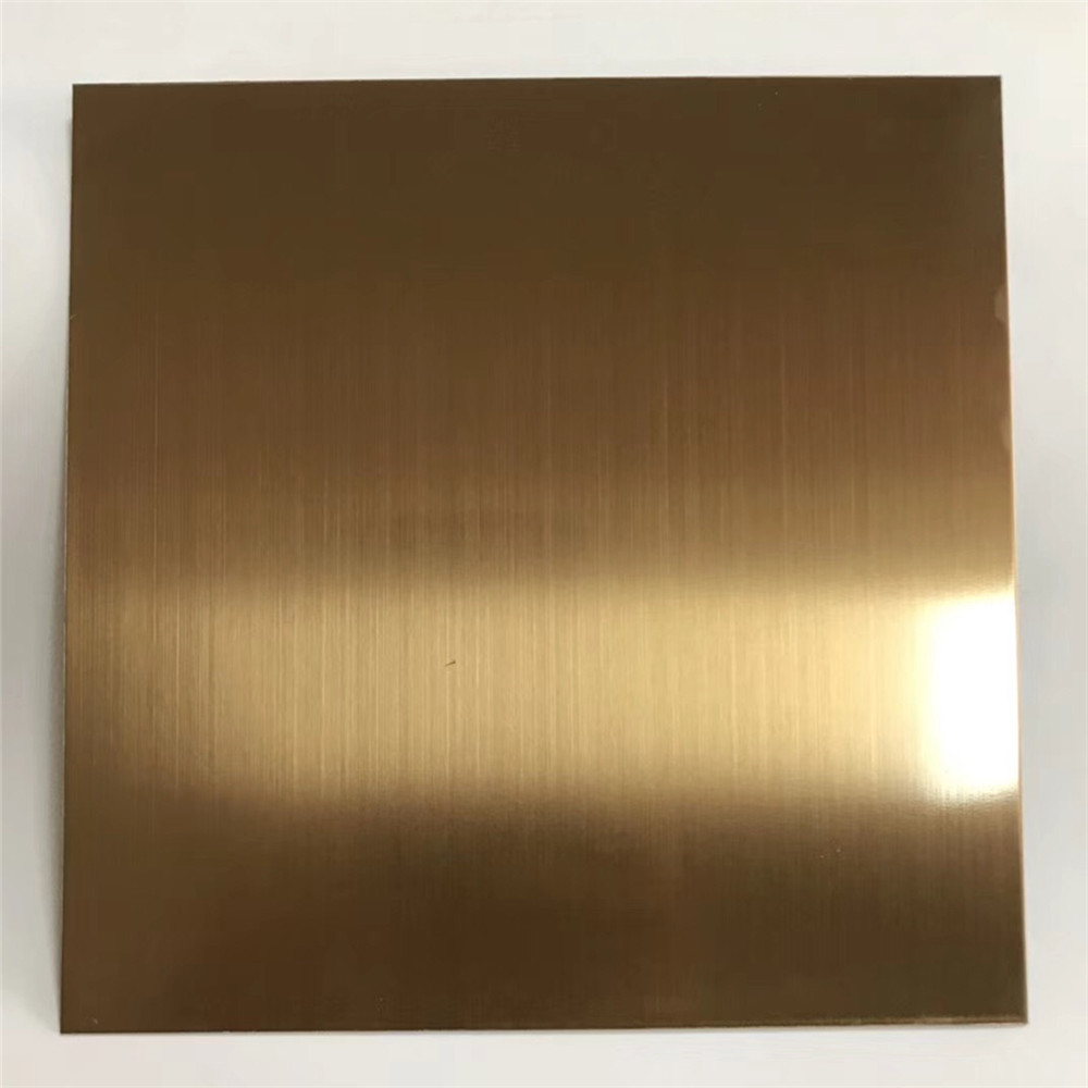 201不锈钢雪花砂钛金玫瑰金板材亚光抗指纹无指纹五星级酒店材料