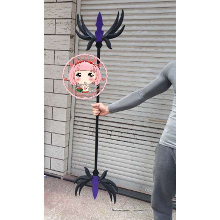 lol英雄联盟 拉克丝 大元素使 黑暗 法杖 cosplay道具武器