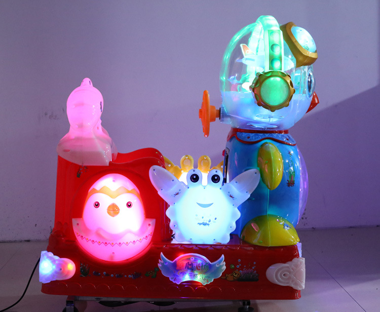 儿童投币摇摇车 新款企鹅儿童摇摆机 企鹅总动员儿童投币摇摇车