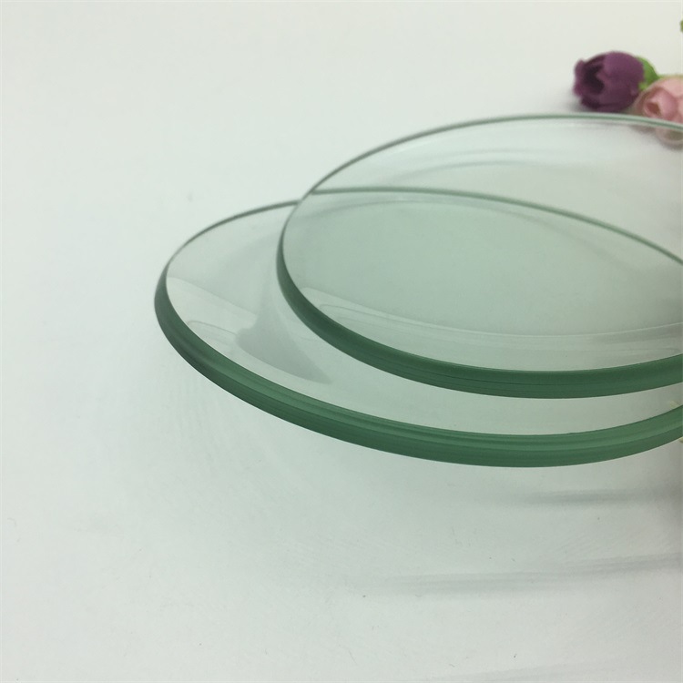 厂家专业提供圆形钢化玻璃定制热弯灯饰玻璃钻孔磨边加工