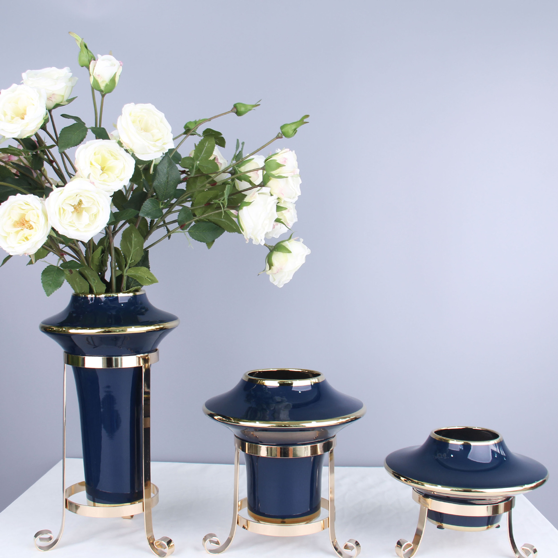 新中式花瓶创意客厅家居摆件饰品装饰品陶瓷储物罐摆件装饰品定制