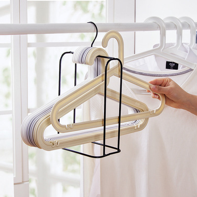 衣架收纳架放置衣撑整理架家用阳台省空间家用收纳架子