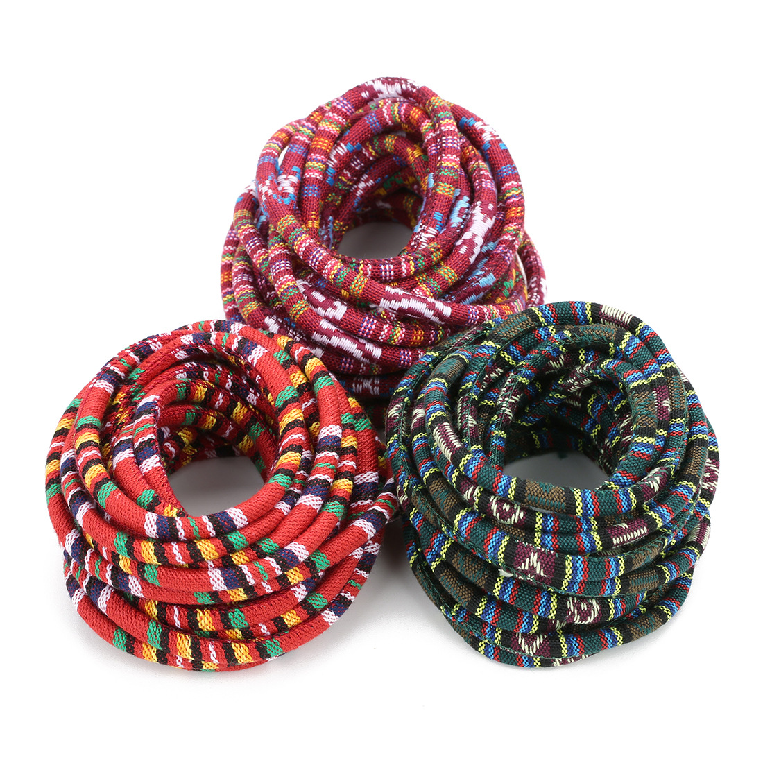 5码/包 6mm棉布包芯绳 彩色圆布绳 棉绳手工绳装饰绳 diy饰品配件