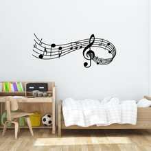 厂家批发跨境新款AW266创意音乐字符贴纸客厅办公室 装饰贴画零售