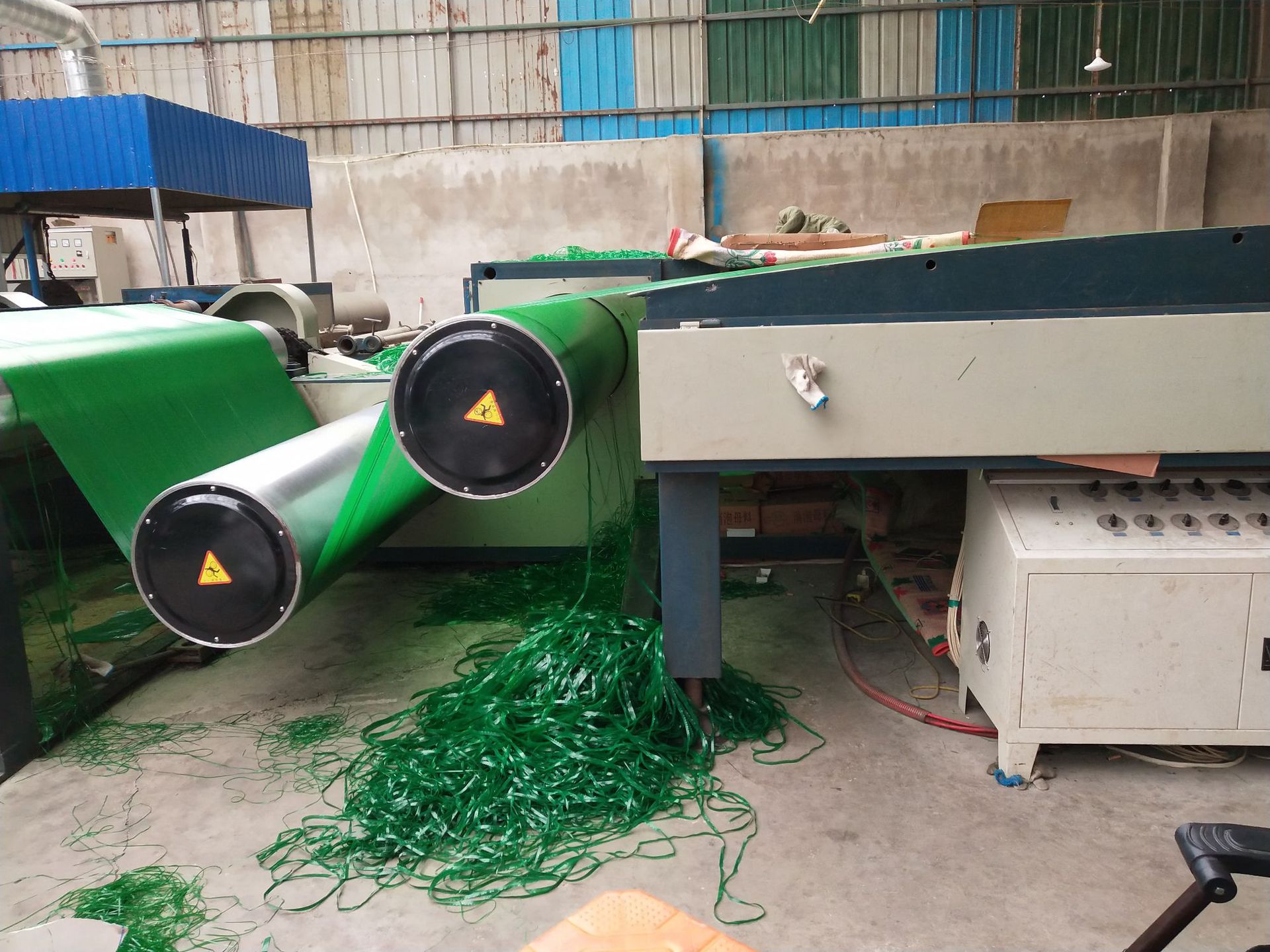 厂家直销 新型节能塑料扁丝pp聚乙烯扁丝拉丝机编织袋生产设备