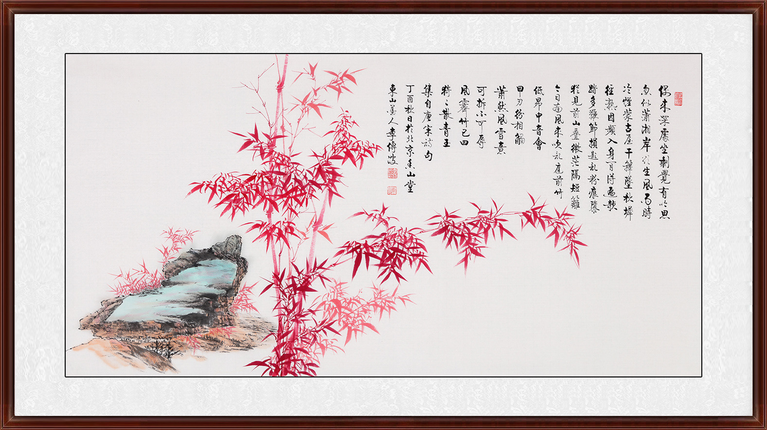 国画竹子作品欣赏 竹子画适合挂在哪里