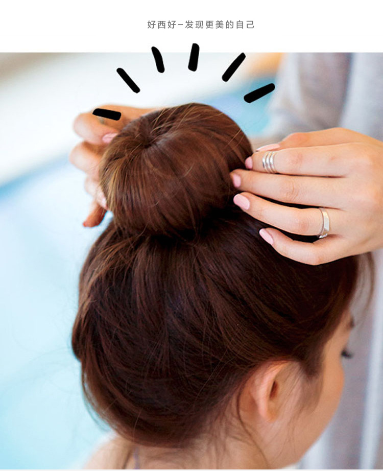 韩版海棉盘发器清新卷发器丸子头卷发棒美发工具批发厂家一件代发