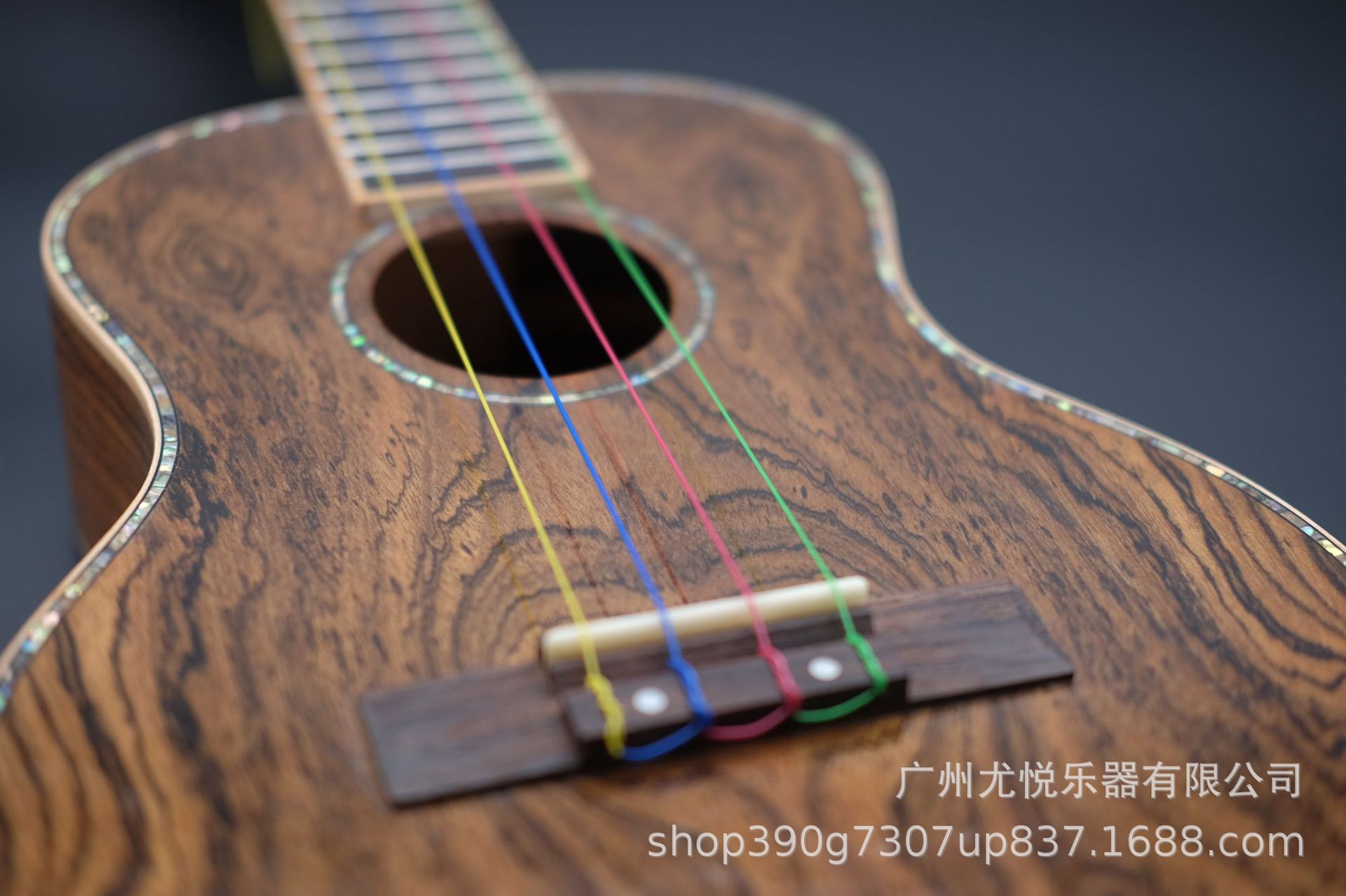 尤克里里彩色尼龙弦小四弦21/23/26寸通用uk琴弦乌克丽丽