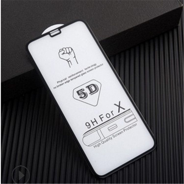 适用苹果11系列5d/6d钢化膜iphonexs滴胶全屏膜 苹果xs max手机膜