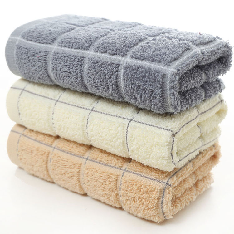 Factory Wholesale Cotton Towel Thick Face Wash Household Face Towel Couple Men and Women Soft Absorbent Large Square Towel