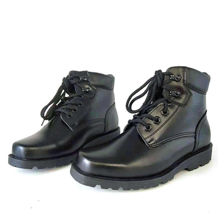 强人3515军靴系带款羊毛男靴冬季经典保暖男士棉靴
