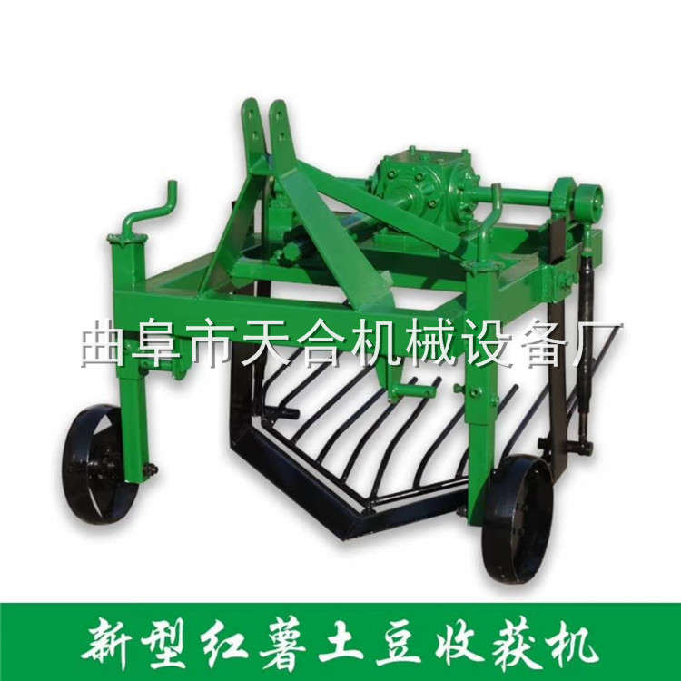 小型土豆收获机手扶拖拉机悬挂垄上平地加深v型入土铲