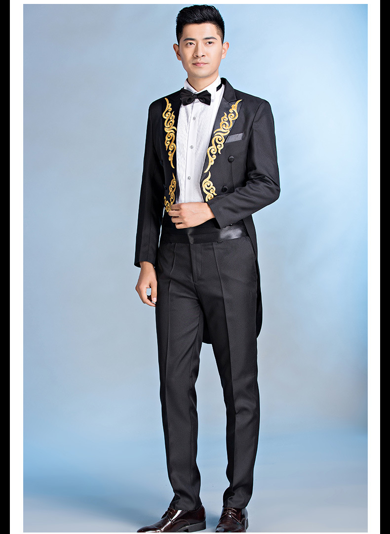 苏州小何服饰有限公司帆帆男装,主营经销批发男士礼服,燕尾服,演出