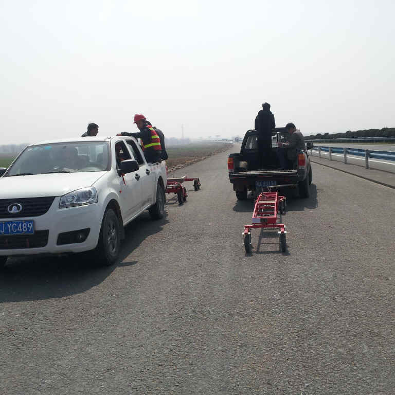 平整度仪 路面平整度测定仪 公路连续式八轮平整度仪 厂家直销