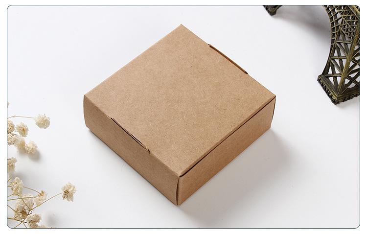 可定做眼镜包装盒天地盖复古牛皮纸盒文艺礼品盒子杯子盒印logo