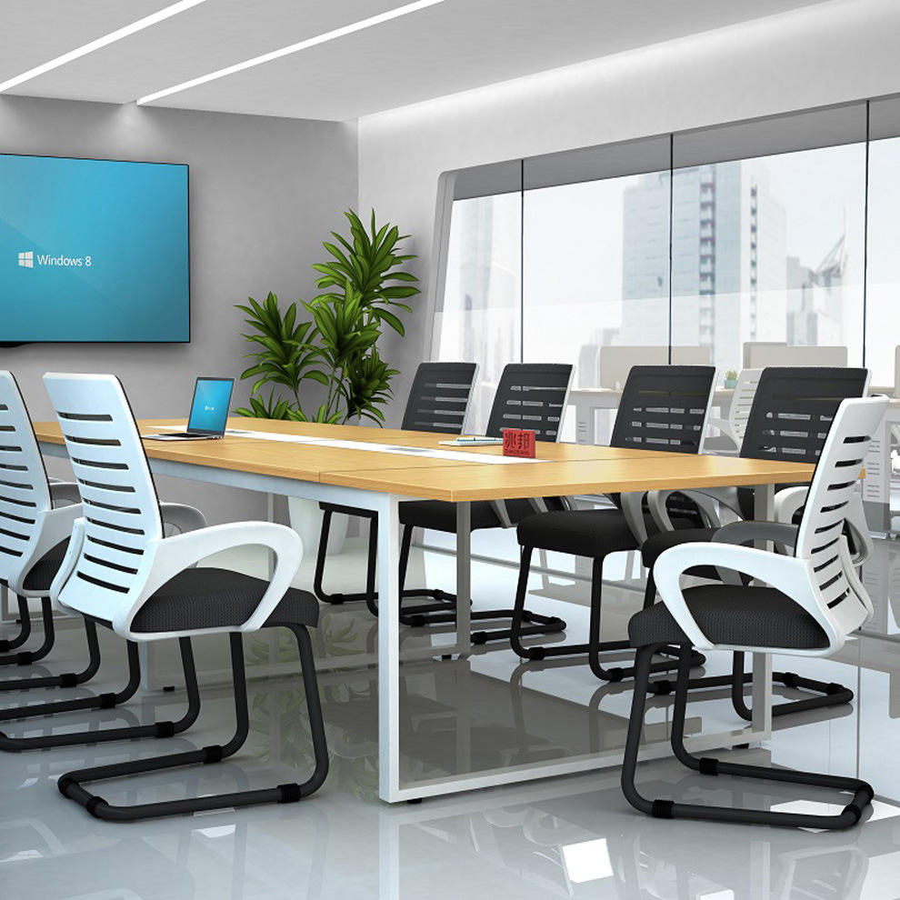 办公家具大小型办公会议桌长桌简约现代会议室培训桌椅组合长方形