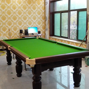 中式黑八桌球台高配台球桌标配成人家用美式落袋现货供应厂家直销