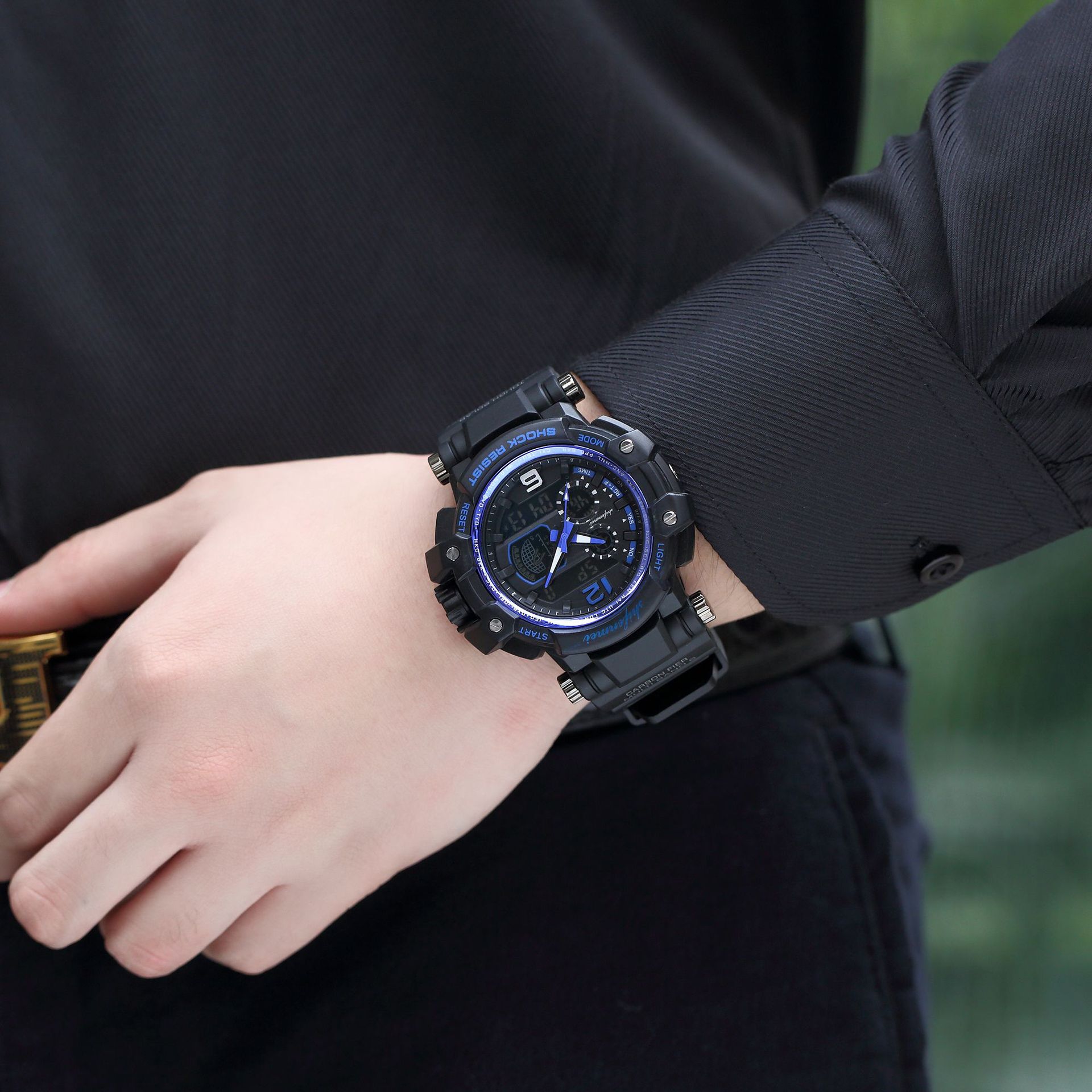 shifenmei多功能夜光男士石英手表外贸热销休闲户外运动表批发