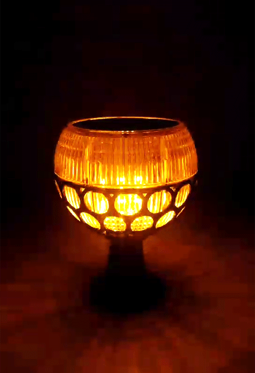 太阳能火焰灯户外庭院灯防水led地插草坪灯新农村花园装饰路灯