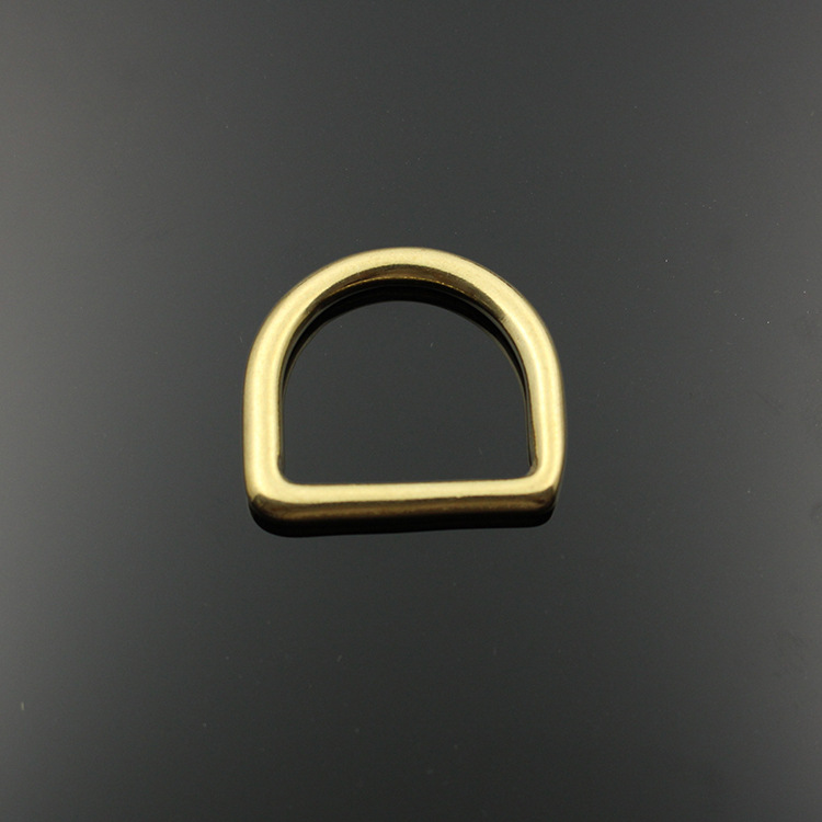 黄铜diy箱包d字扣半圆扣皮具箱包固定扣量大从优个性创意批发