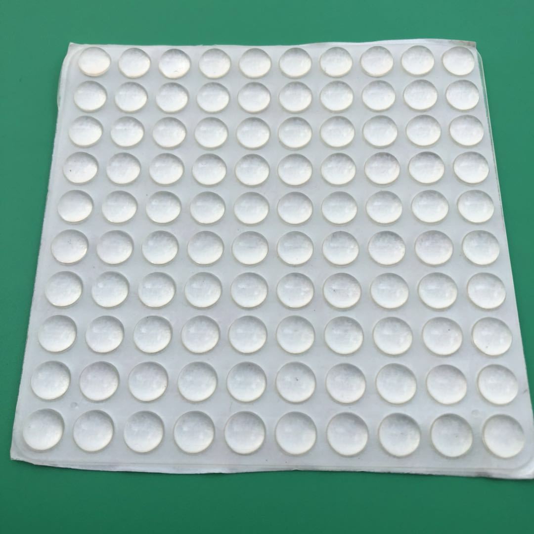 现货自粘透明硅胶垫泡棉eva脚垫家具/电器硅胶防滑垫防撞橡胶