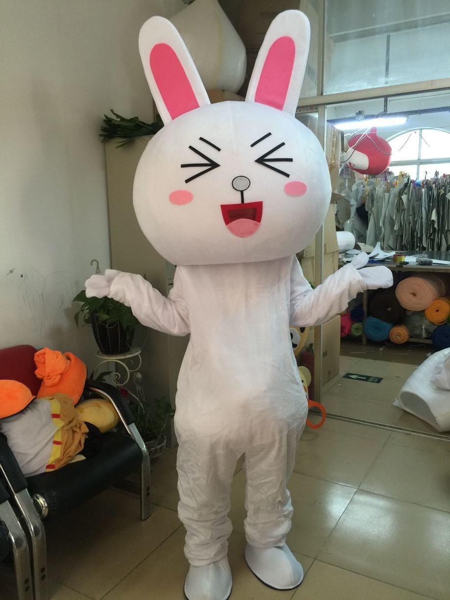 中秋节兔子卡通服装行走人偶cosplay动漫活动公仔玩偶成人头套