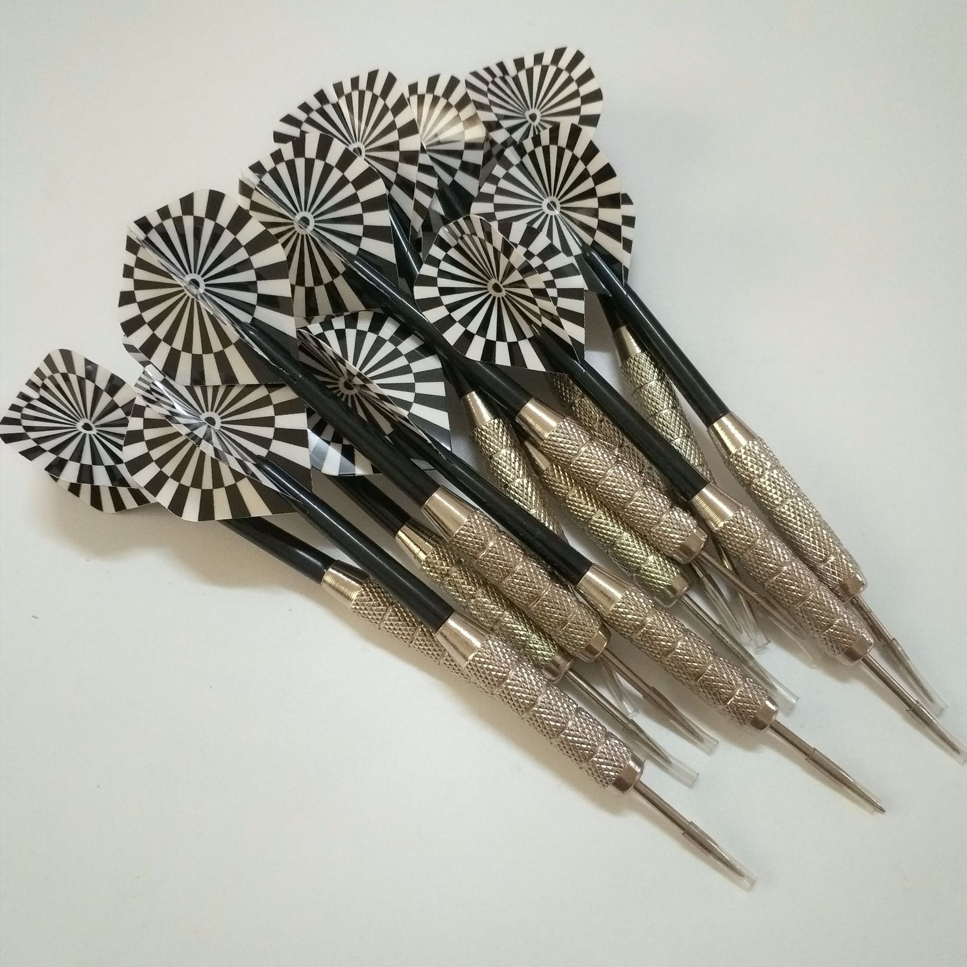 亚马逊ebay速卖通货源 飞镖针darts 22g铁镀镍练习飞标针15cm长