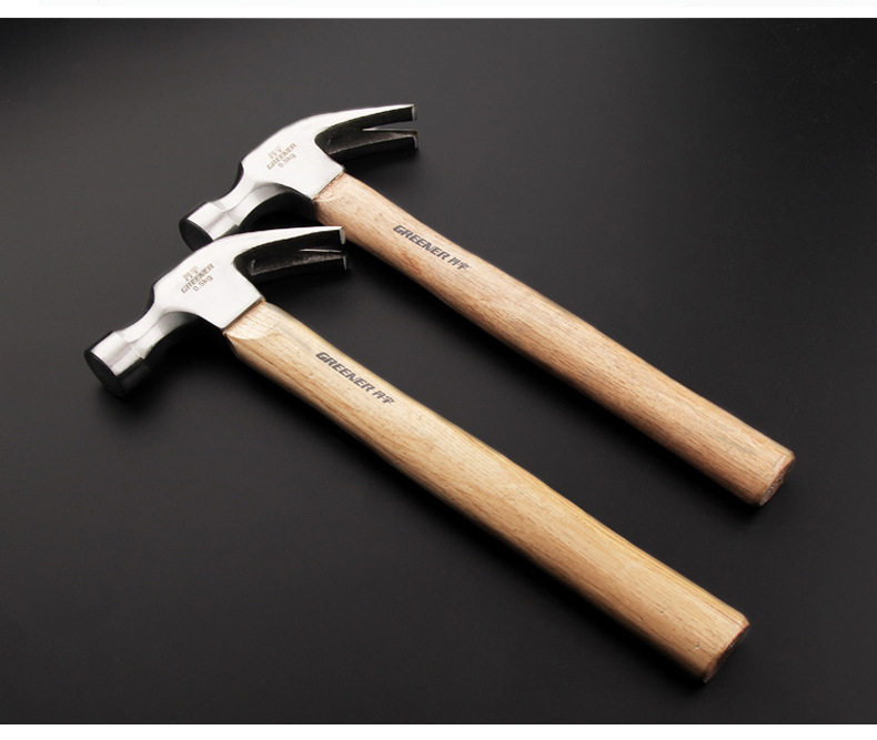 绿林木柄羊角锤/大铁锤子防震榔头减震手锤大锤头万能锤敲击工具