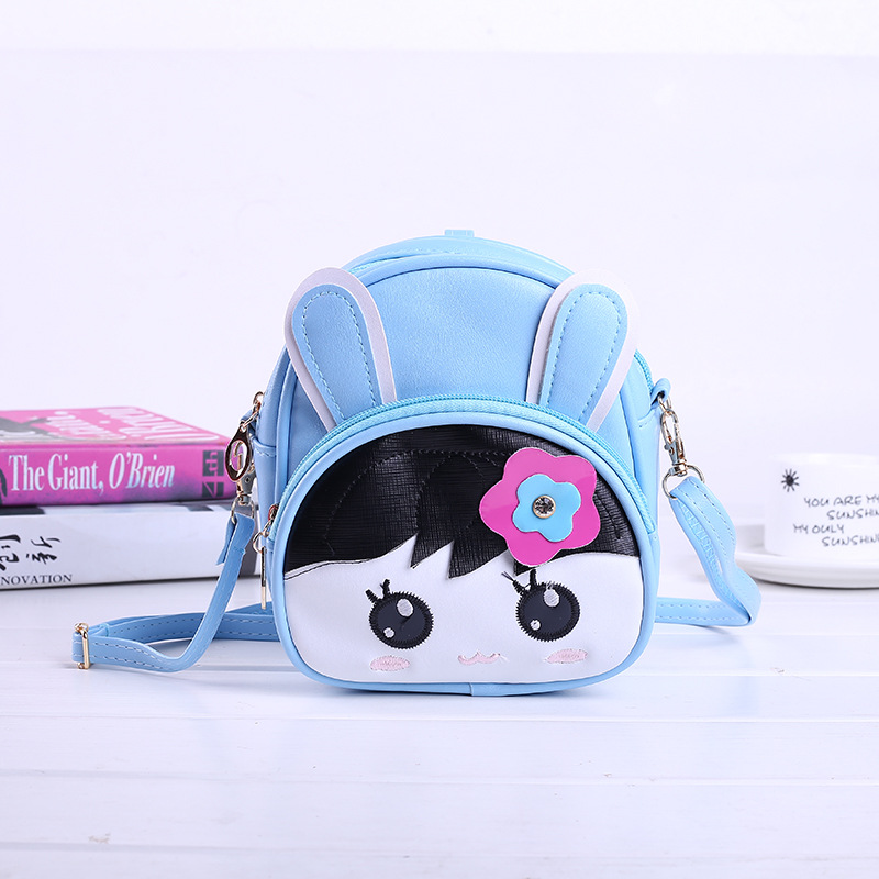 Kindergarten Women's Bag Cartoon Small Bookbag Two Shoulders Cross-Body Dual-Use Bag Baby's Backpack Ultra-Light Embroidery Gift Bags Wholesale