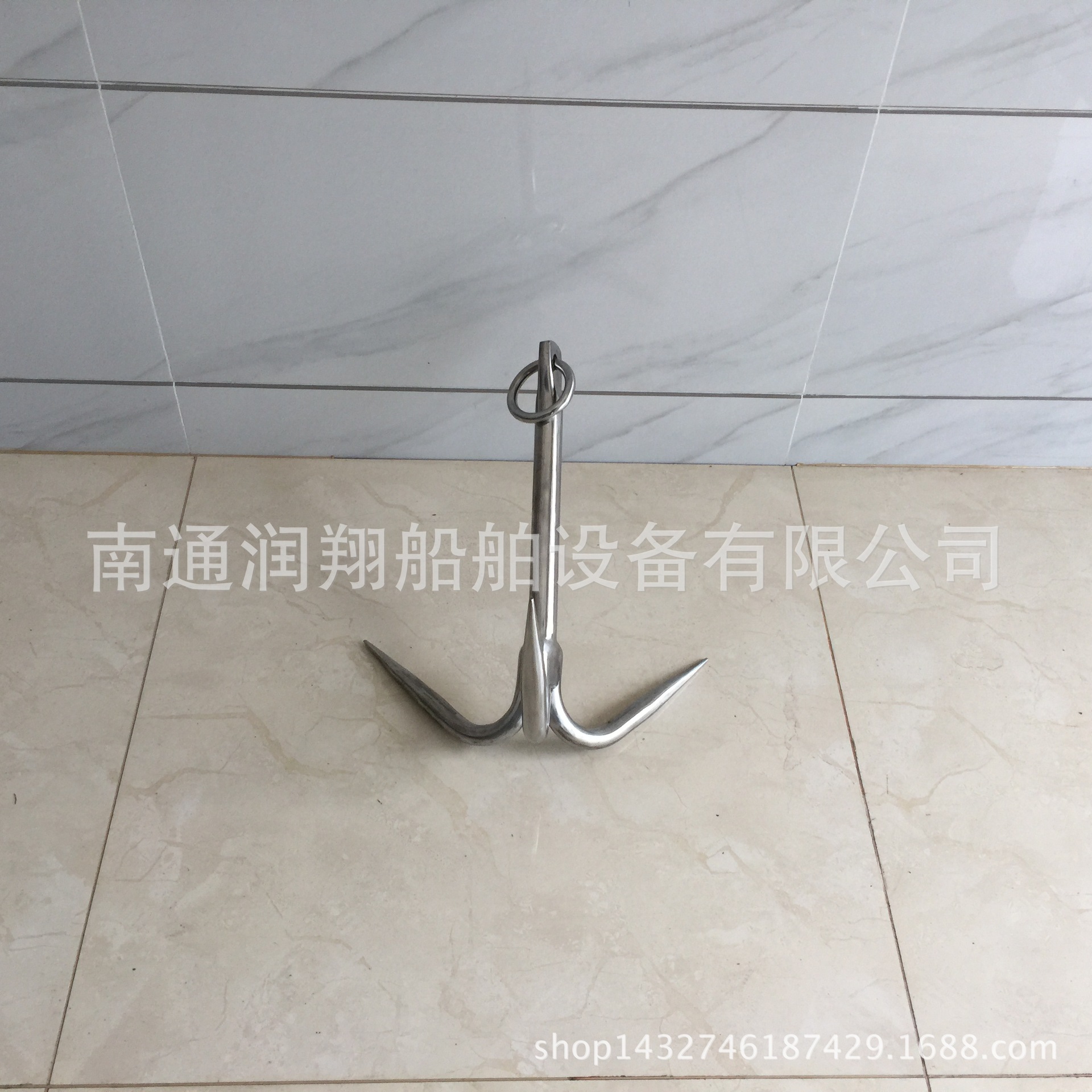 南通游艇厂定制生产销售316不锈钢三角锚不锈钢船锚