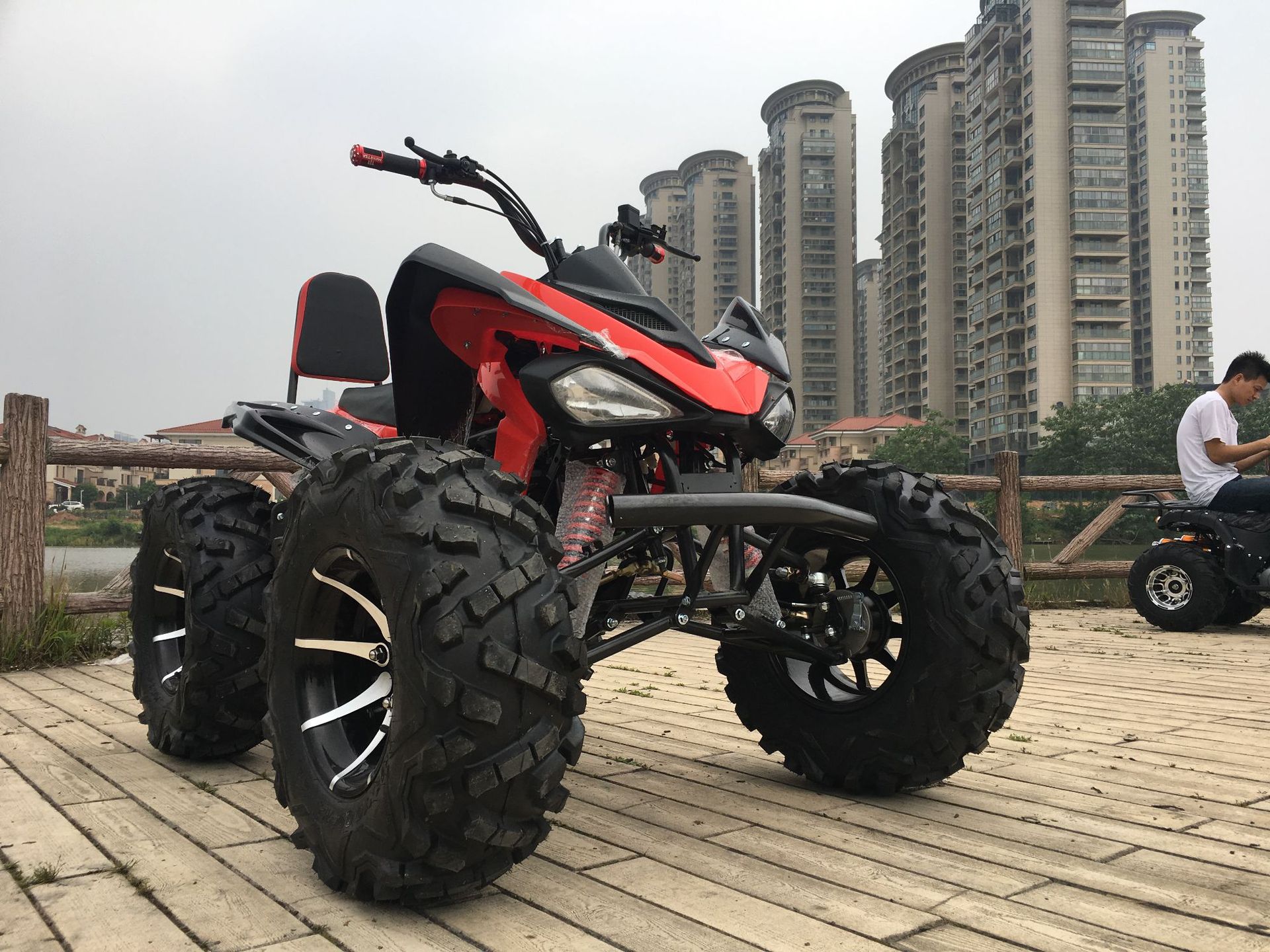 gy6无极变速150cc碟刹12寸铝轮双铝排大火星沙滩车四轮越野摩托车