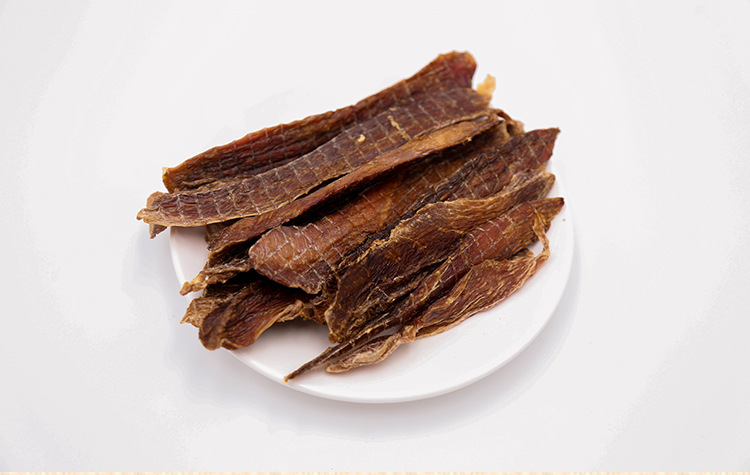 自制宠物手工狗零食鸭肉干鸭肉条泰迪大小型犬肉干零食