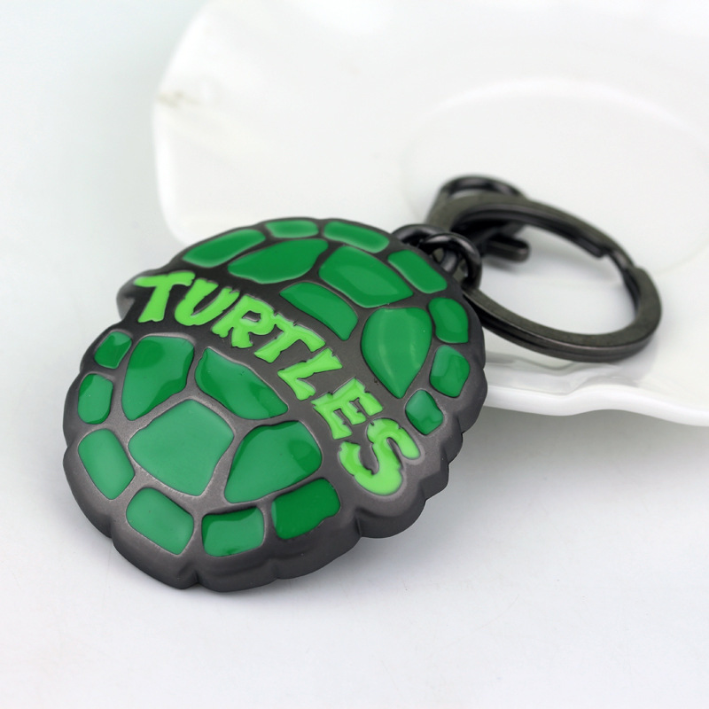 电影忍者神龟 turtles 龟壳造型钥匙扣个性包包手机挂件创意礼品