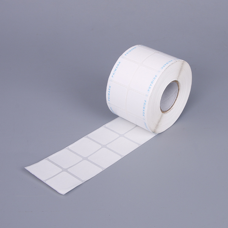 厂家直销 光白pet标签纸 光白pet标签贴纸 超市商品价格不干胶标