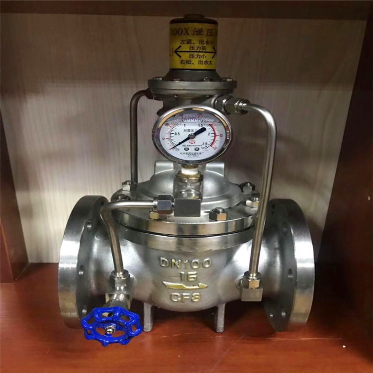 安全持压泄压阀500x25p安全自动泄水阀dn150自来水不锈钢法兰