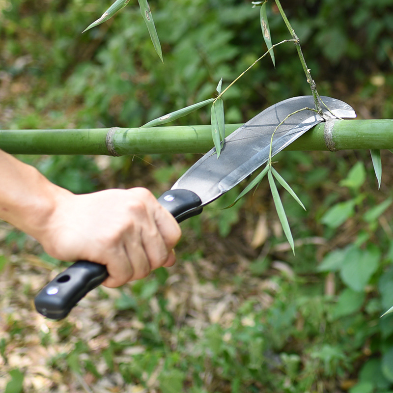 际友牌 锰钢一体柴刀 割草镰刀砍树刀 长把砍竹刀户外林业用刀168