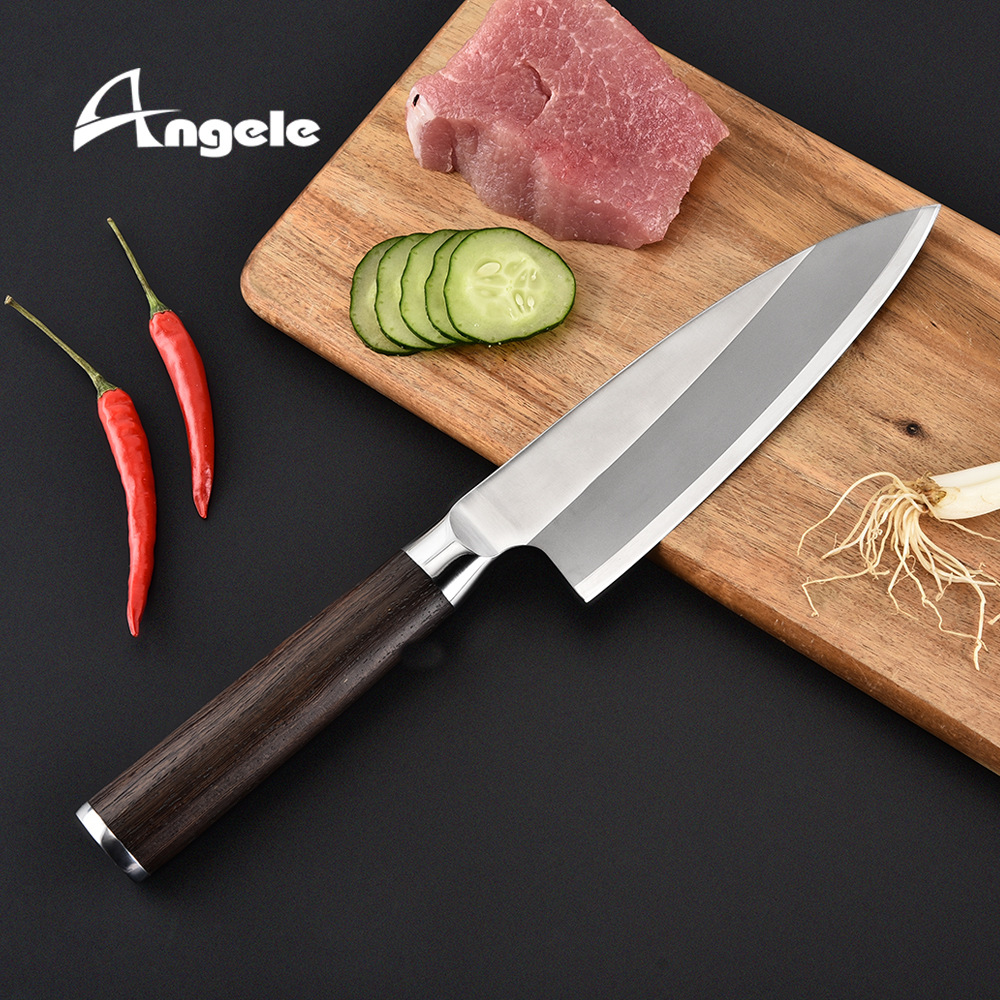 厂家直销日式杀鱼刀具专业寿司刺身切鱼生刀鱼片木柄料理刀鱼骨刀