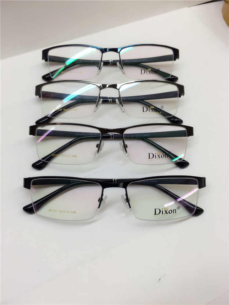 迪克逊18年7月14号返单款,半框合金加塑钢腿中大框镜架1137