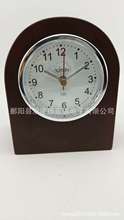 厂家批发木质桌面钟 办公室桌面摆件时钟
