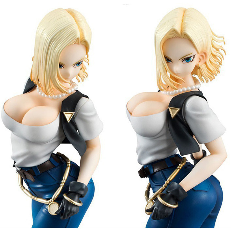 漫动坊动漫 2代人造人18号 女生 站姿 人造人间 盒装手办模型