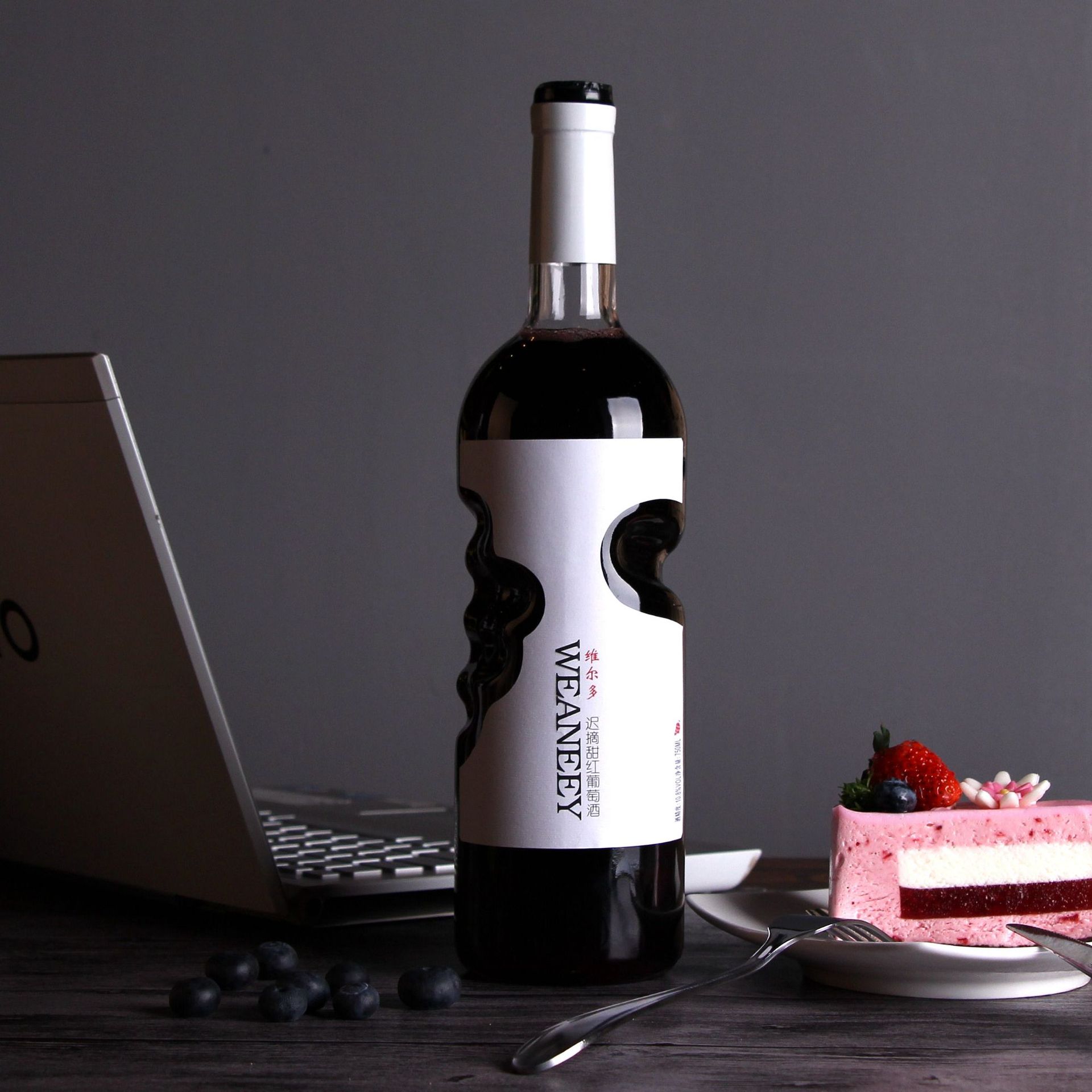 高颜值晚安酒天使之手晚收甜味葡萄酒甜红酒非起泡酒吧夜场酒批发