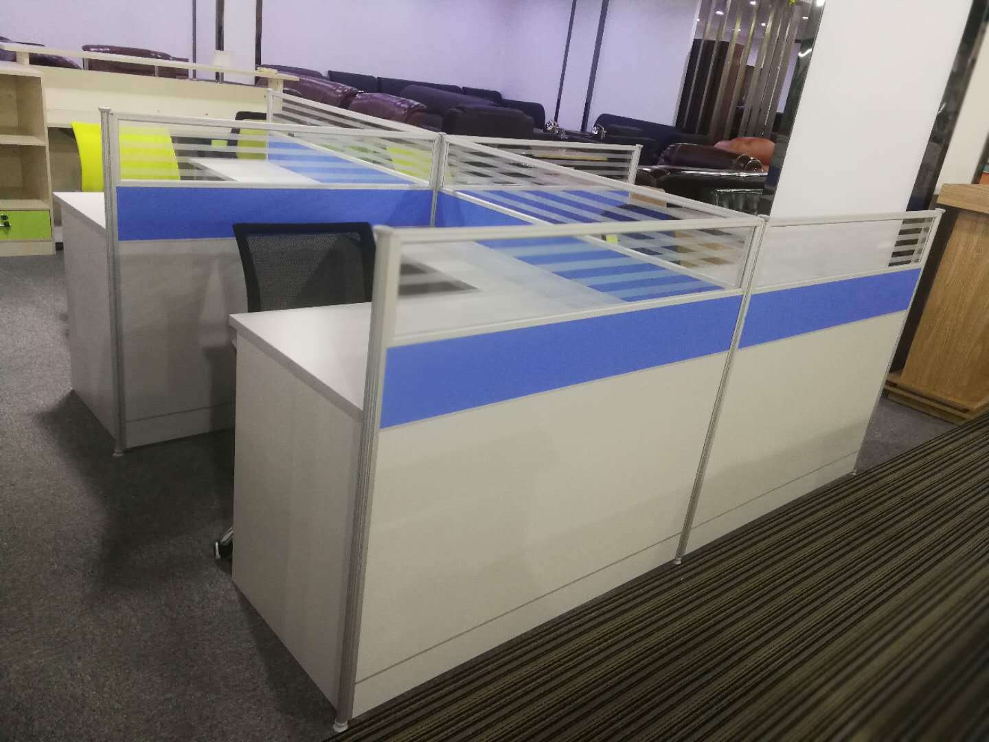 深圳办公屏风卡位 职员桌 办公卡座隔断员工座 宝安西乡龙华 南山