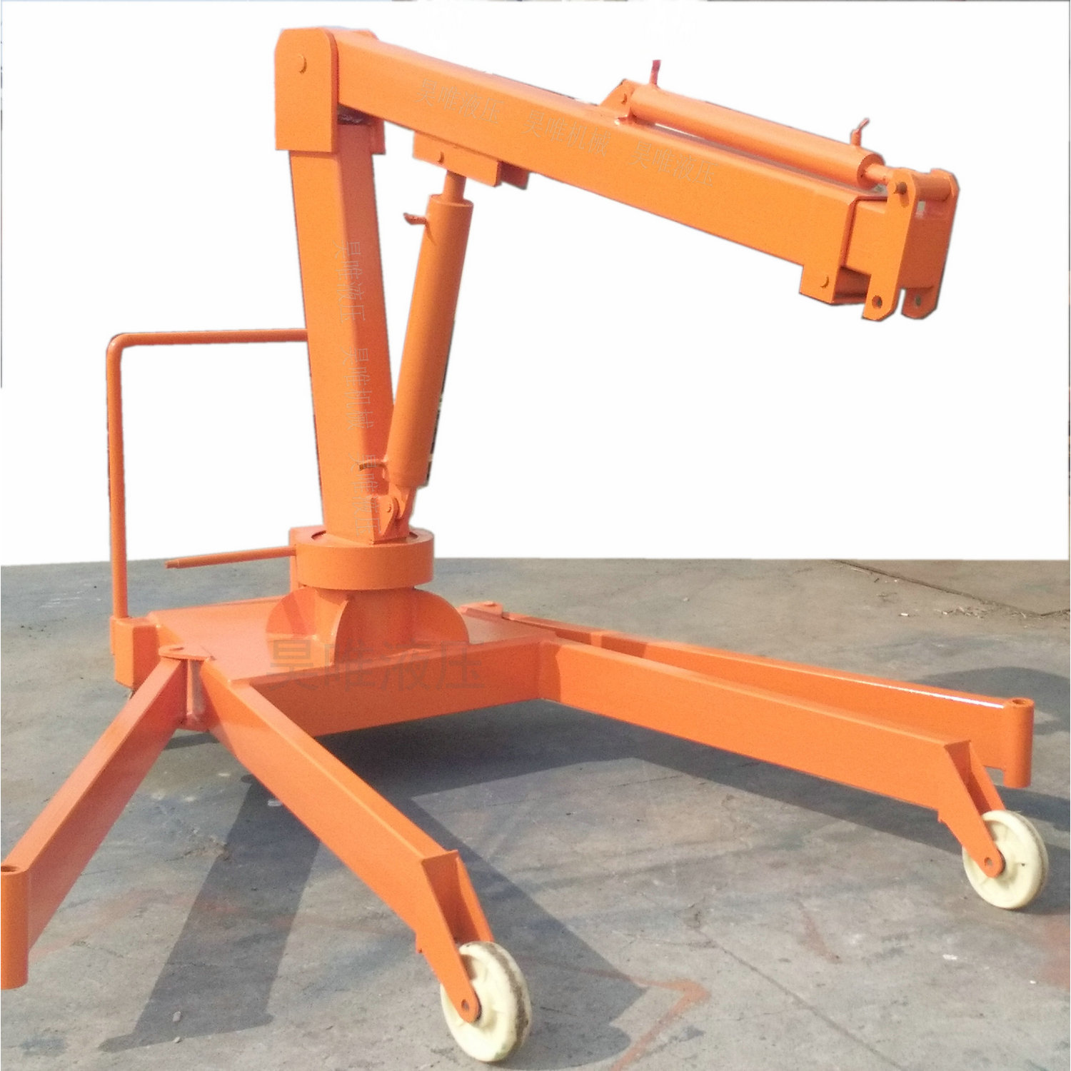 手推液压旋转吊车全电动型液压旋转小吊车蓄电池驱动起吊机优惠价