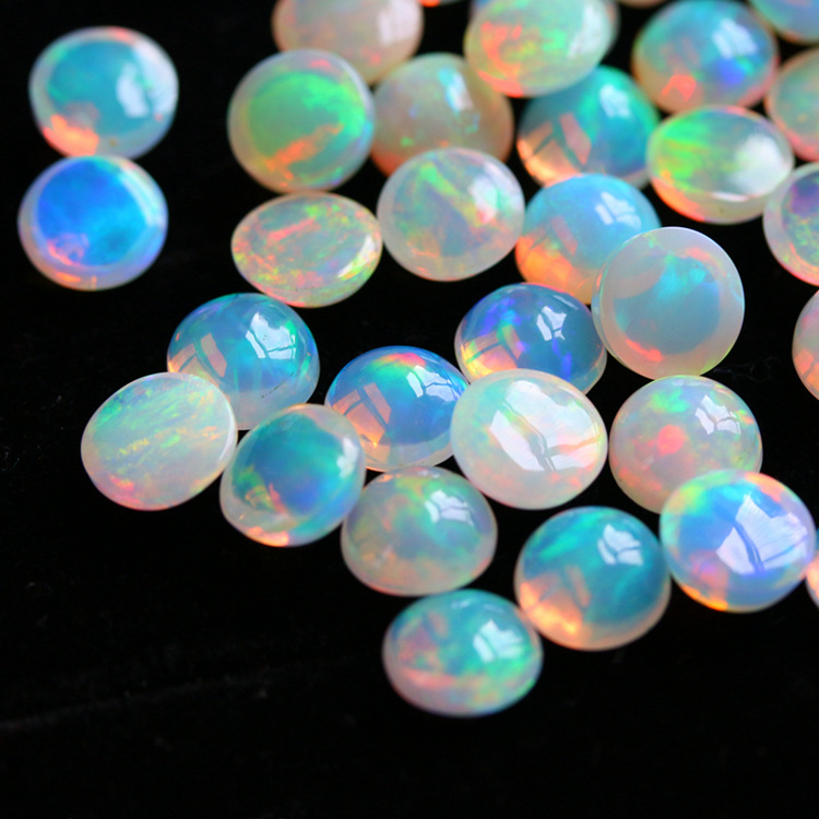 天然opal欧珀澳宝蛋白石欧泊裸石半成品饰品镶嵌尺寸齐全欢迎对比