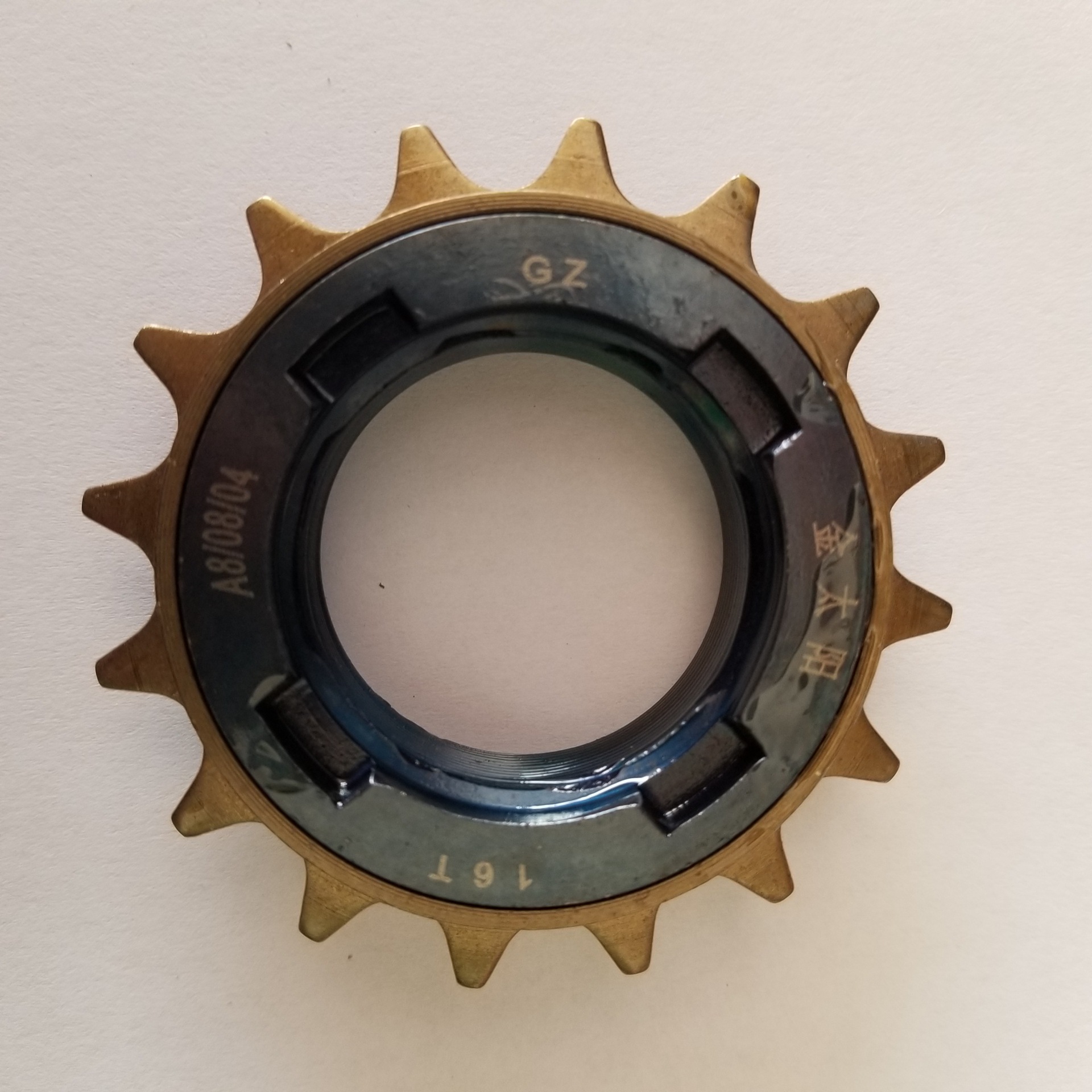 16t金太阳飞轮电动车16牙飞轮单速电动车飞轮童车死飞车飞轮